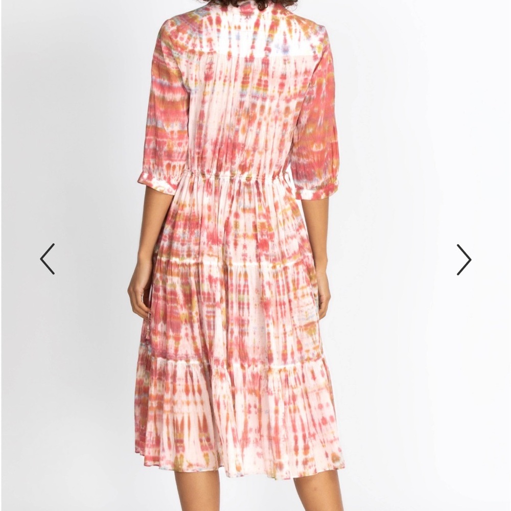 Johnny Was x Amanda Boyd Julia Cotton Tie Dye Dress L/XL - Picture 2 of 9